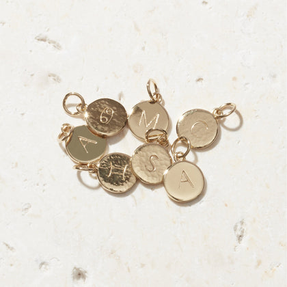 Mother and Child Discs Necklace Gold